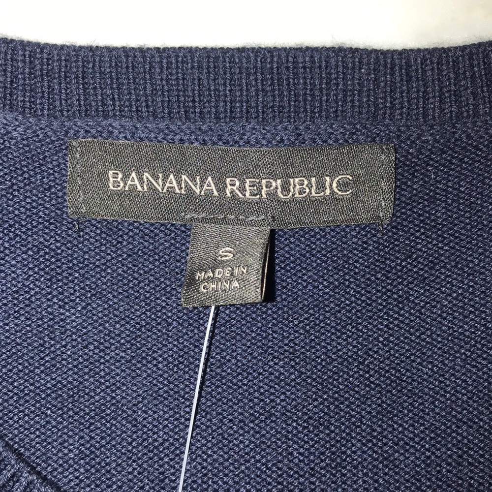 NWT Banana Republic Pom Sleeve Shirt - Picture 5 of 8
